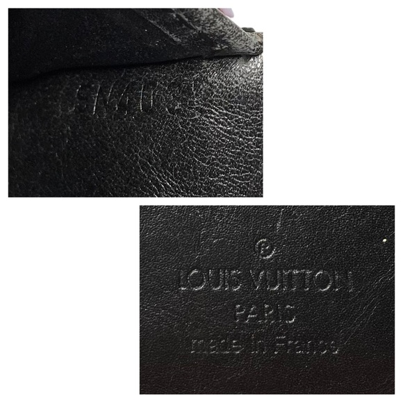 RARE Authentic Louis Vuitton Black Slim Leather Perforated Studded Long Wallet - Picture 2 of 16